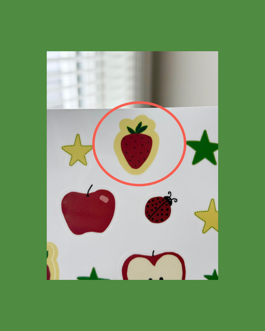 Oopsies StarFruit Sticker Sheet