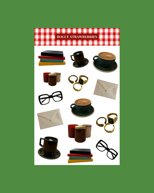 Book Lover Sticker Sheet