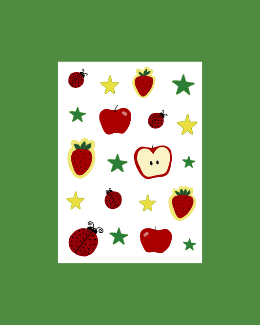 Oopsies StarFruit Sticker Sheet